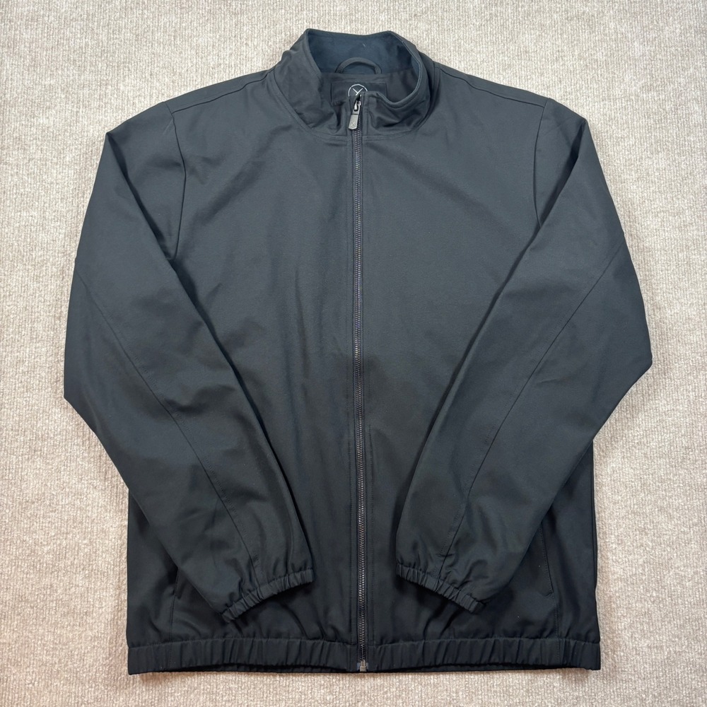 Cuts Clothing Black Full Zip Stand Collar Jacket Men's Size Large NWT M010165N
